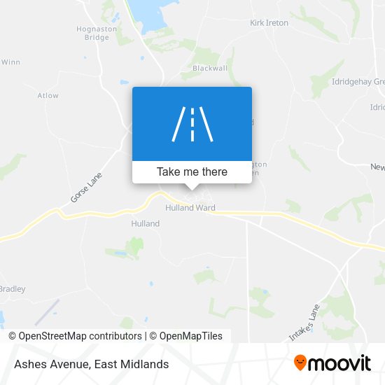 Ashes Avenue map