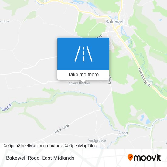 Bakewell Road map