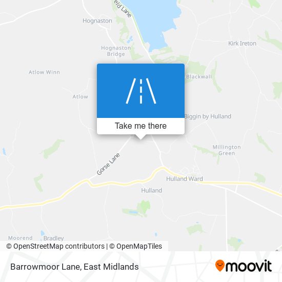 Barrowmoor Lane map