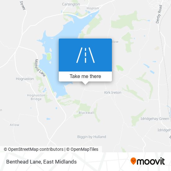 Benthead Lane map