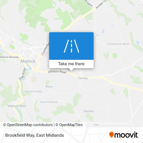 Brookfield Way map
