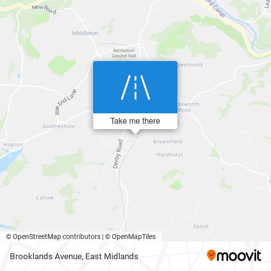 Brooklands Avenue map