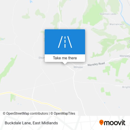 Buckdale Lane map