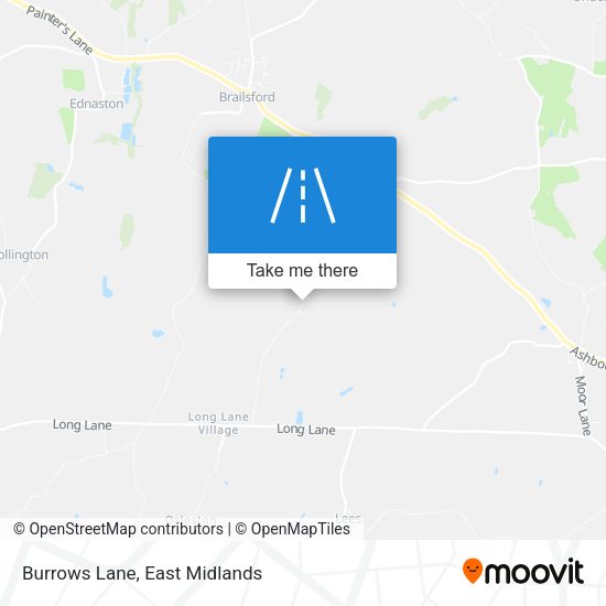 Burrows Lane map