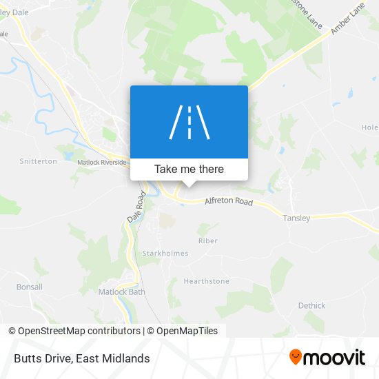 Butts Drive map