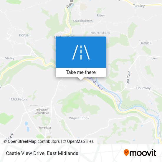 Castle View Drive map