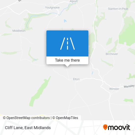 Cliff Lane map