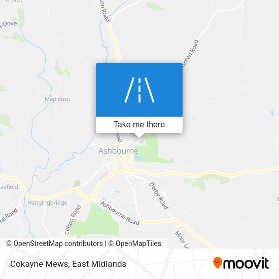 Cokayne Mews map