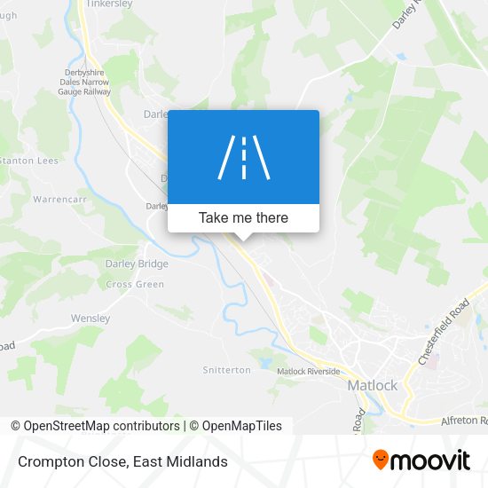 Crompton Close map