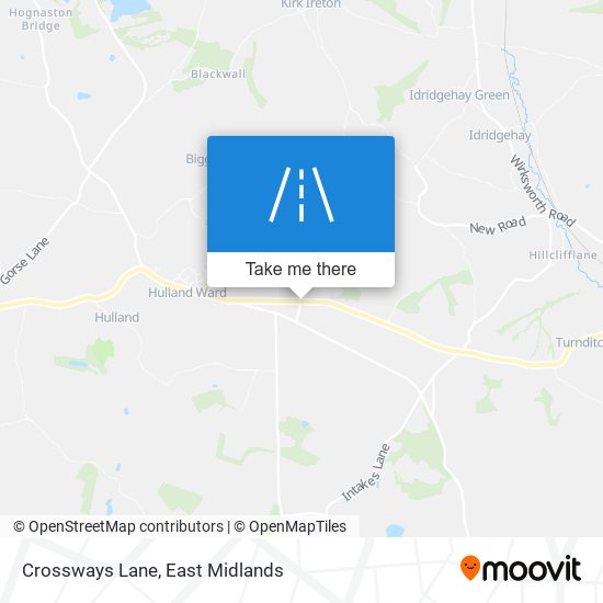 Crossways Lane map