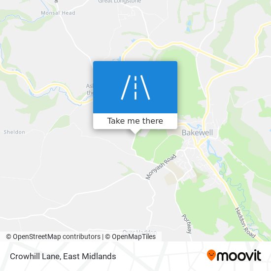 Crowhill Lane map