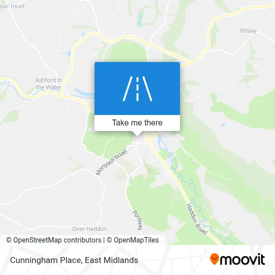 Cunningham Place map