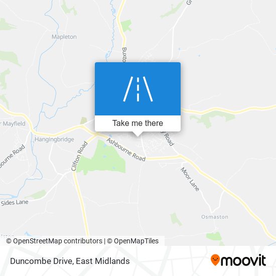 Duncombe Drive map