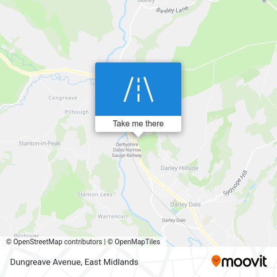 Dungreave Avenue map
