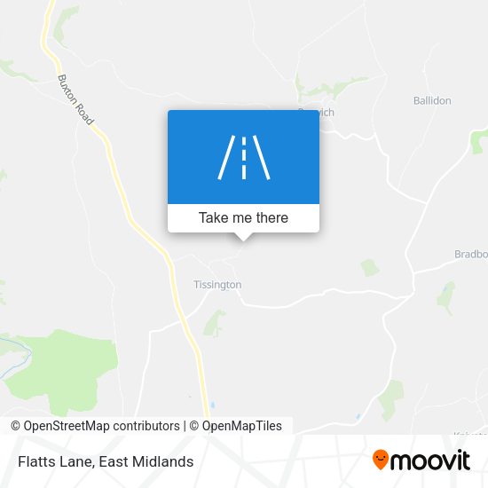 Flatts Lane map