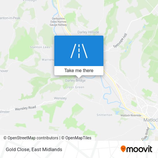 Gold Close map