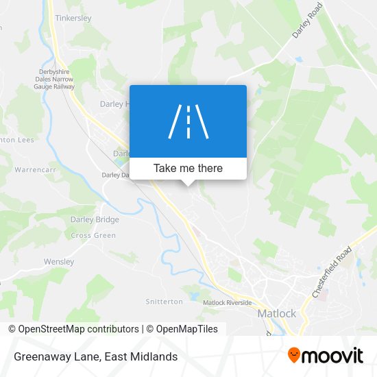 Greenaway Lane map