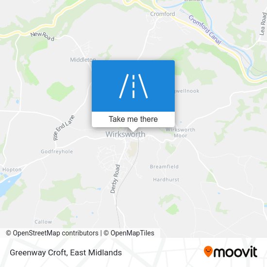 Greenway Croft map