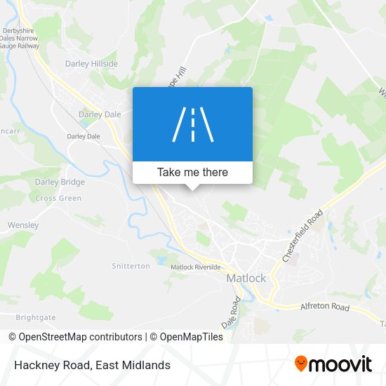 Hackney Road map