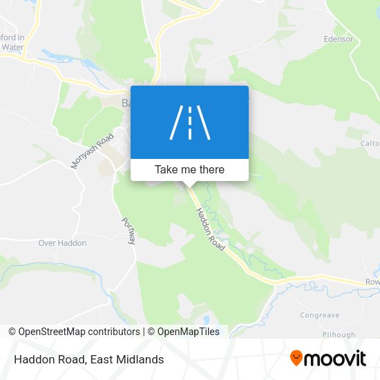 Haddon Road map