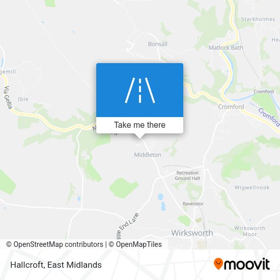Hallcroft map