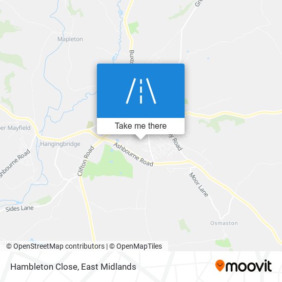 Hambleton Close map