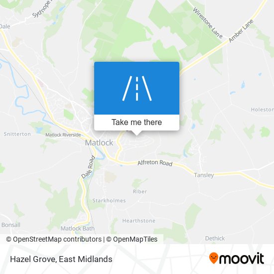 Hazel Grove map