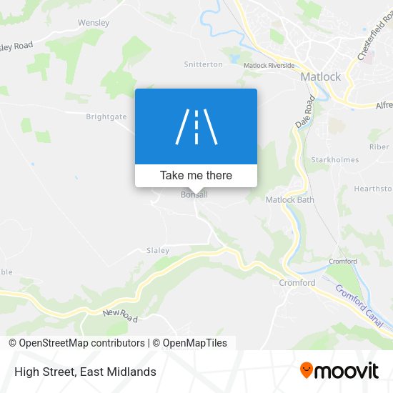 High Street map