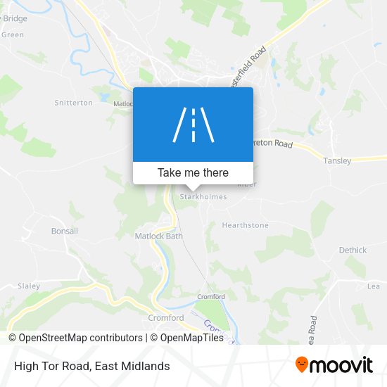 High Tor Road map