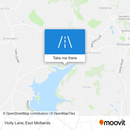 Holly Lane map