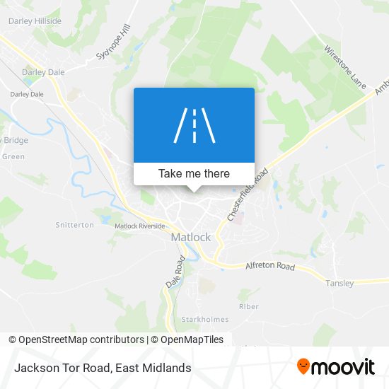 Jackson Tor Road map