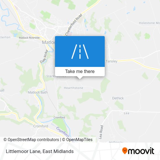 Littlemoor Lane map