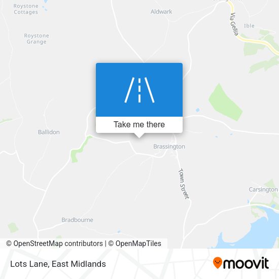 Lots Lane map