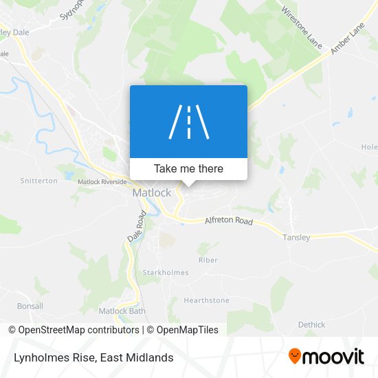 Lynholmes Rise map