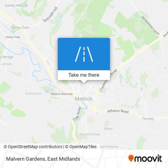 Malvern Gardens map