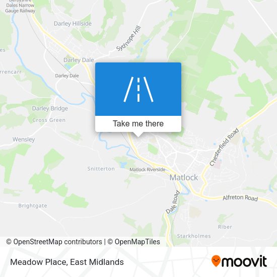 Meadow Place map