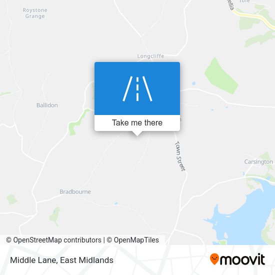 Middle Lane map