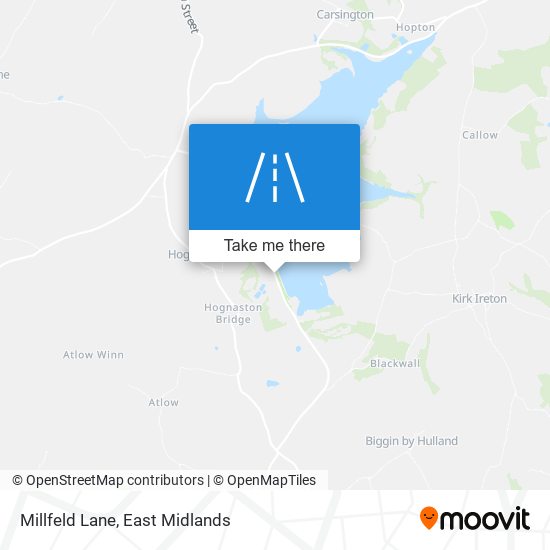 Millfeld Lane map