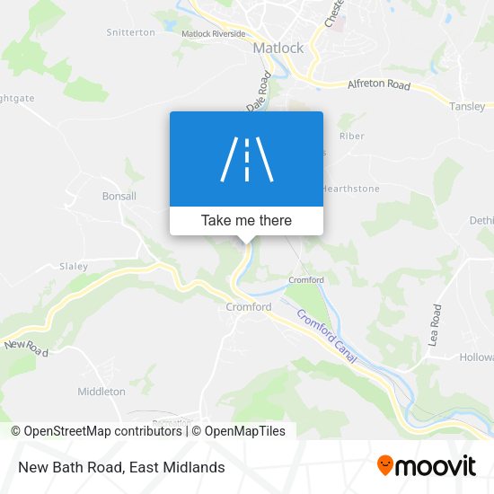 New Bath Road map