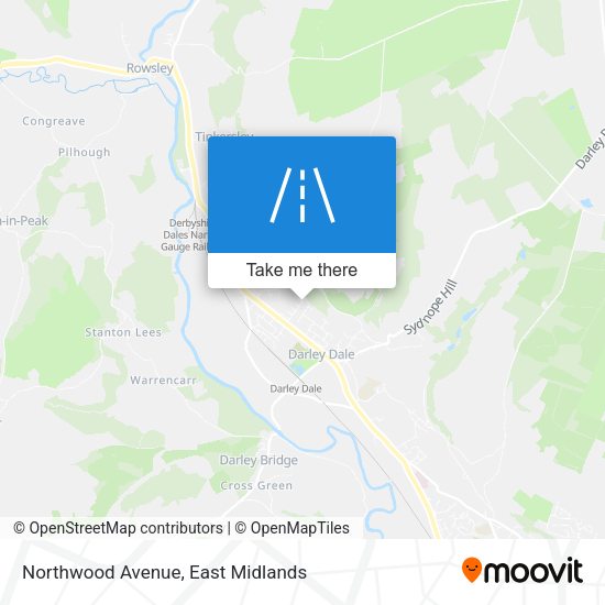 Northwood Avenue map