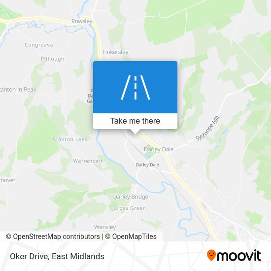 Oker Drive map
