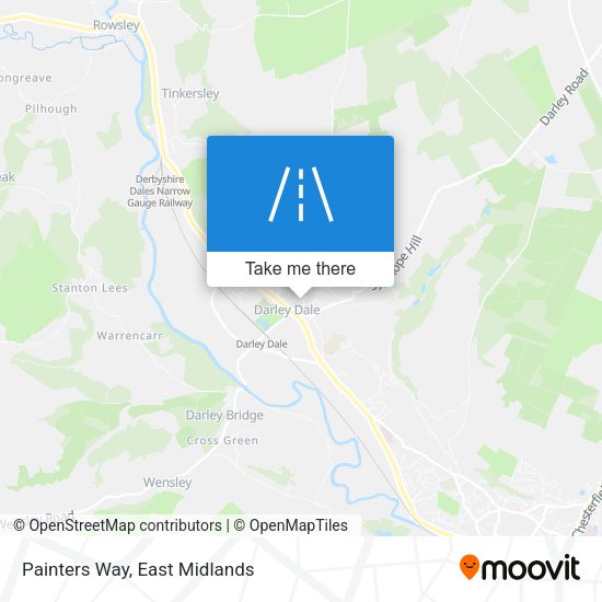 Painters Way map