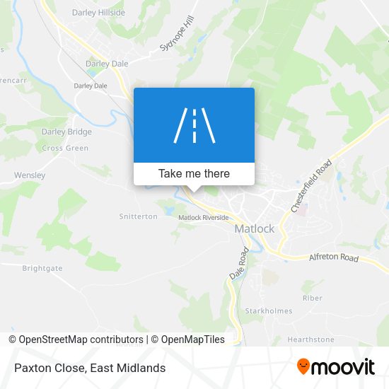 Paxton Close map