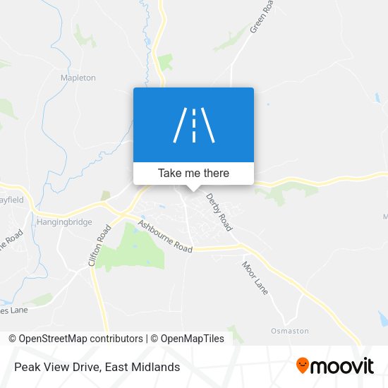 Peak View Drive map