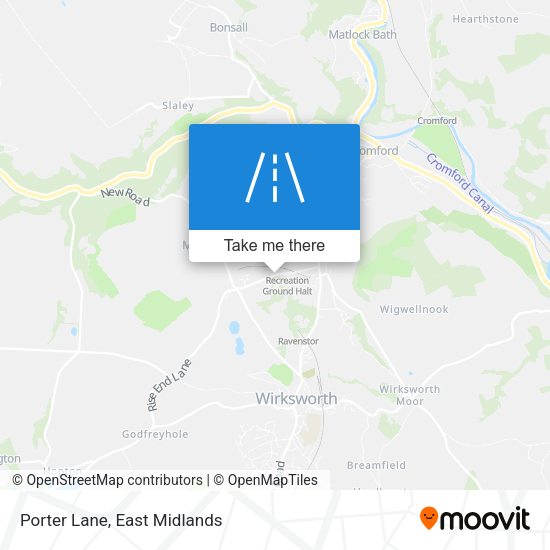 Porter Lane map