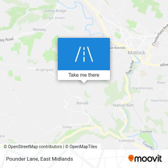 Pounder Lane map