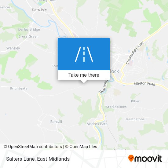 Salters Lane map