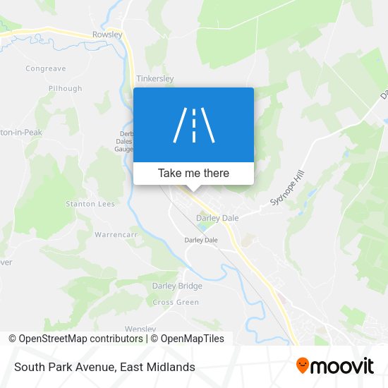 South Park Avenue map