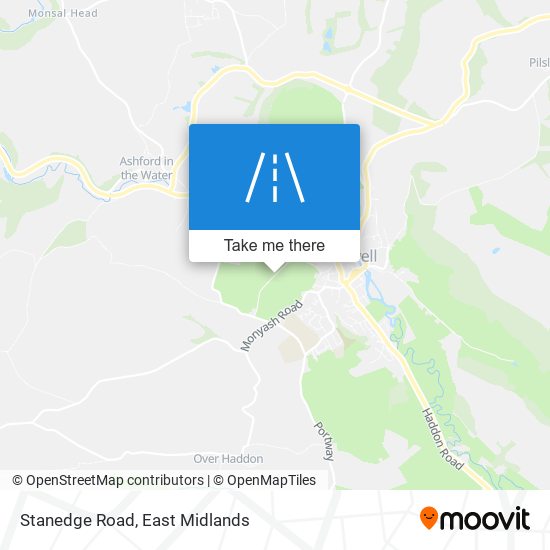 Stanedge Road map