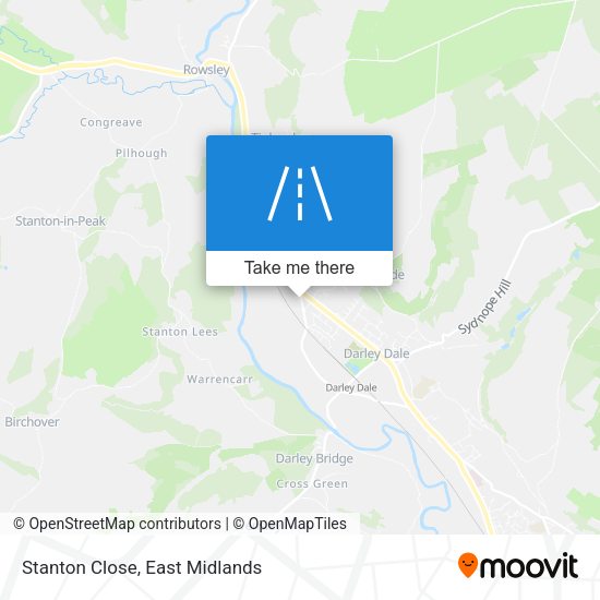 Stanton Close map